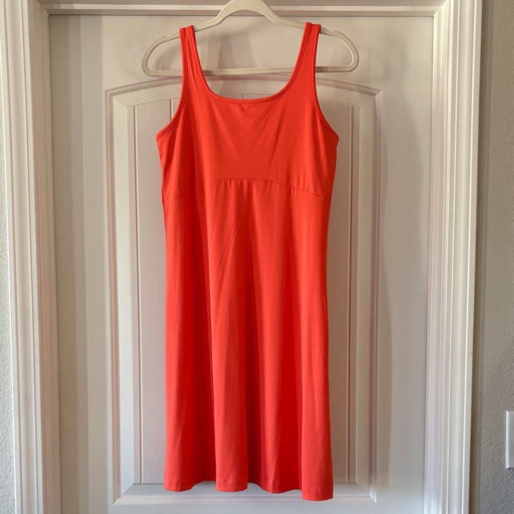 Columbia Vibrant Orange Mini Dress
